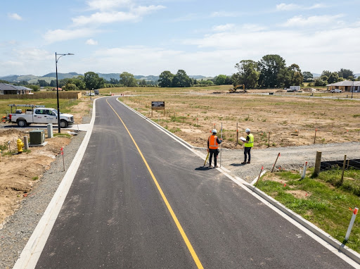 30 ft Paved Sector Road leading to plot